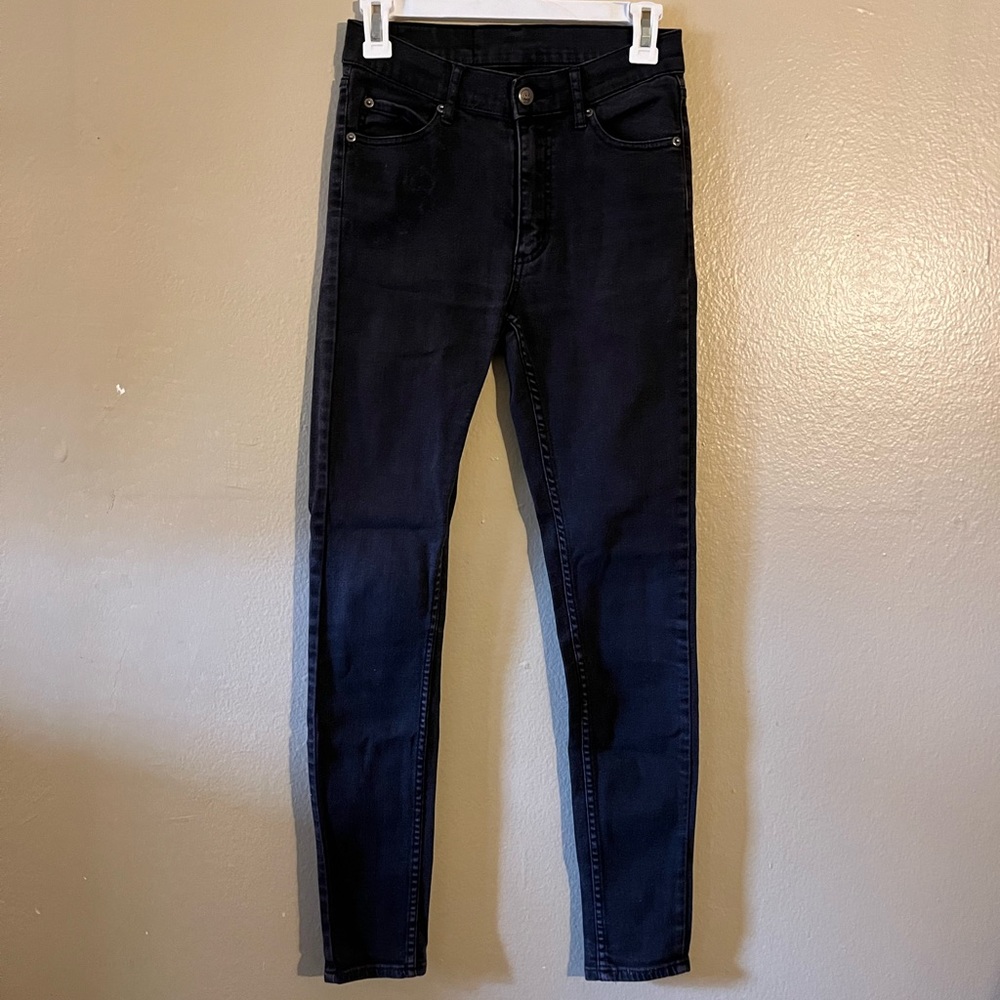 Black Cheap Monday Skinny Jeans
